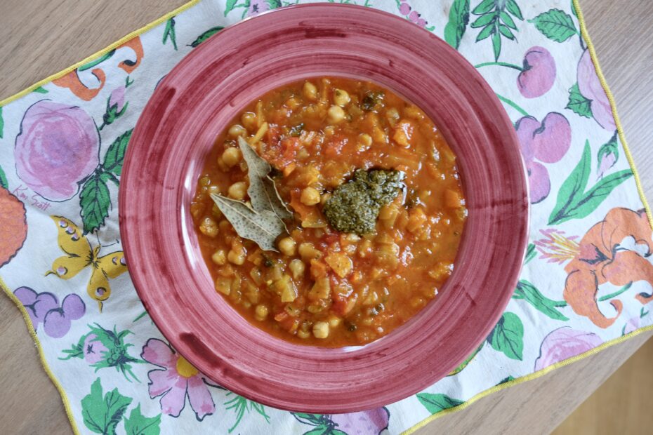 Minestrone aux pois chiches